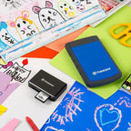 Transcend 2TB USB 3.1 Gen 1 StoreJet 25H3B SJ25H3B Rugged External Hard Drive TS2TSJ25H3B