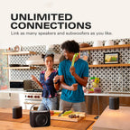 Rocksteady Stadium 2: Two Speakers Bundle - Immersive, connectible, and up to 150 ft of Range. Up to 30 Hours of Battery Life.