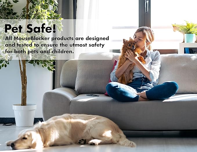 1000x Powerful Plug-in Ultrasonic Mouse and Rodent Deterrent for Buildings, Garages, Attics and More. Works with All Rodents. Ultrasonic Rodent Repeller, Band