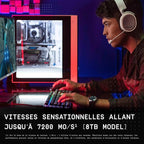 WD_BLACK 8TB SN850X NVMe Internal Gaming SSD Solid State Drive - Gen4 PCIe, M.2 2280, Up to 7,200 MB/s - WDS800T2X0E