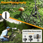 JOILCAN Tripod for Camera, 81" Aluminum Camera Tripod Monopod, Heavy Duty Travel Tripods for Spotting Scope Binoculars Laser Level, Payload 35Lb