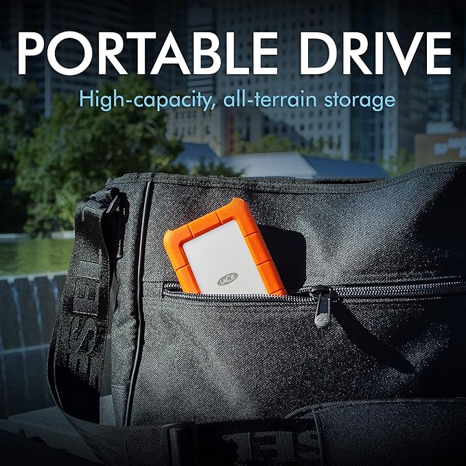 LaCie USB 3.0 1TB Rugged Mini Hard Drive
