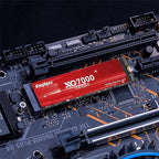 KingSpec XG7000 4TB NVMe SSD PCIe 4.0-7400MB/s Read Speed, 3D TLC NAND M.2 2280 Internal SSD, Compatible with Gaming PC, Laptop, PS5 Console