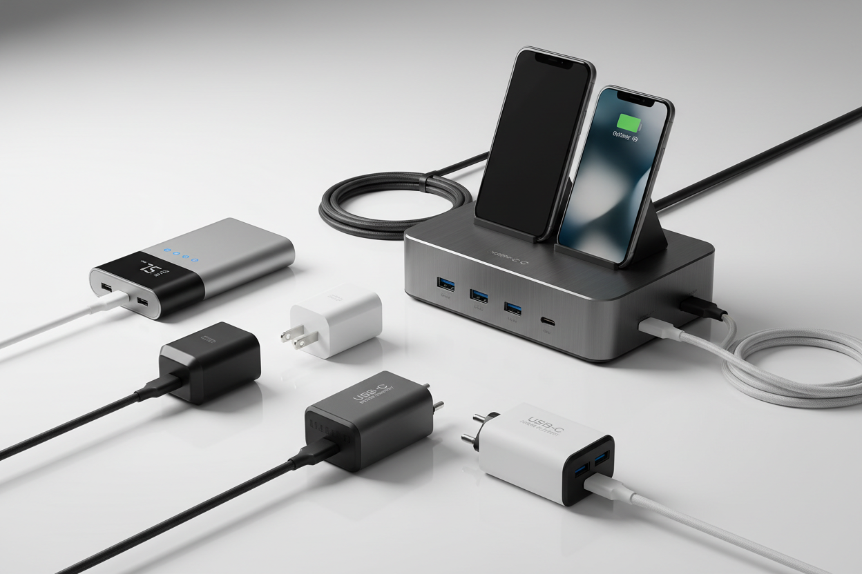 Power & Charging Devices

Reliable power is essential for electronic devices. TechWave offers efficient power solutions built for safety and speed.

Fast chargers and adapters

Power banks and charging stations

Energy-efficient power devices
Ideal for: Personal electronics, travel, and office use. (make it real photo)